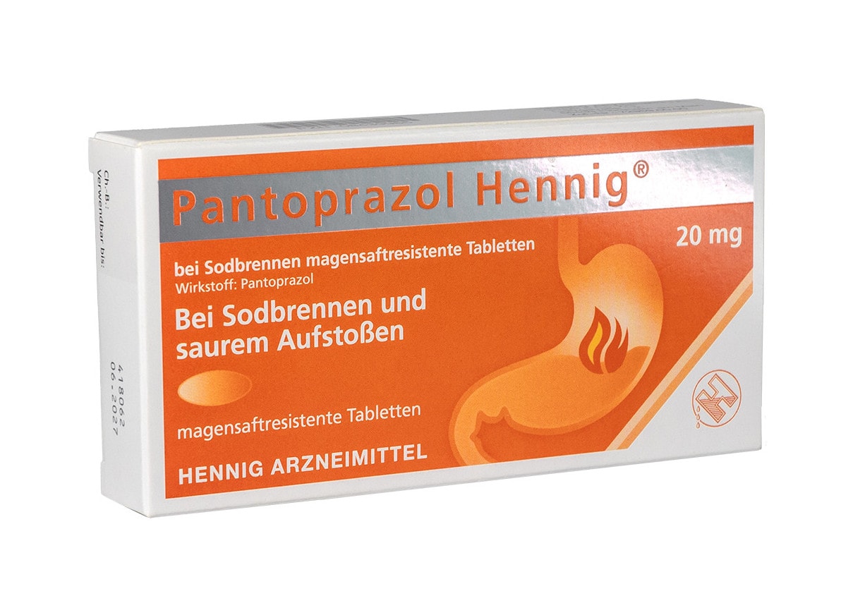 Pantoprazol Hennig bei Sodbrennen 20mg 7 St Tabletten